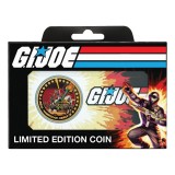 G.I. JOE A REAL AMERICAN HERO 60TH ANNIVERSARY 24K GOLD PLATED COIN LIMITED EDITION MONETA DA COLLEZIONE FANATTIK