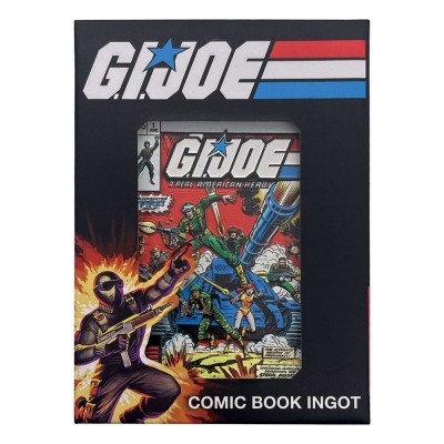 G.I. JOE A REAL AMERICAN HERO N.1 60TH ANNIVERSARY COMIC BOOK INGOT LINGOTTO FANATTIK