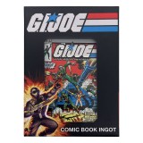 G.I. JOE A REAL AMERICAN HERO N.1 60TH ANNIVERSARY COMIC BOOK INGOT LINGOTTO FANATTIK