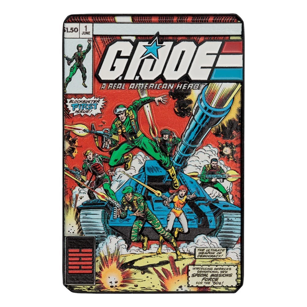 G.I. JOE A REAL AMERICAN HERO N.1 60TH ANNIVERSARY COMIC BOOK INGOT LINGOTTO FANATTIK