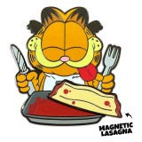 GARFIELD LASAGNA DINNER MAGNETIC PIN BADGE SPILLA YOUTOOZ