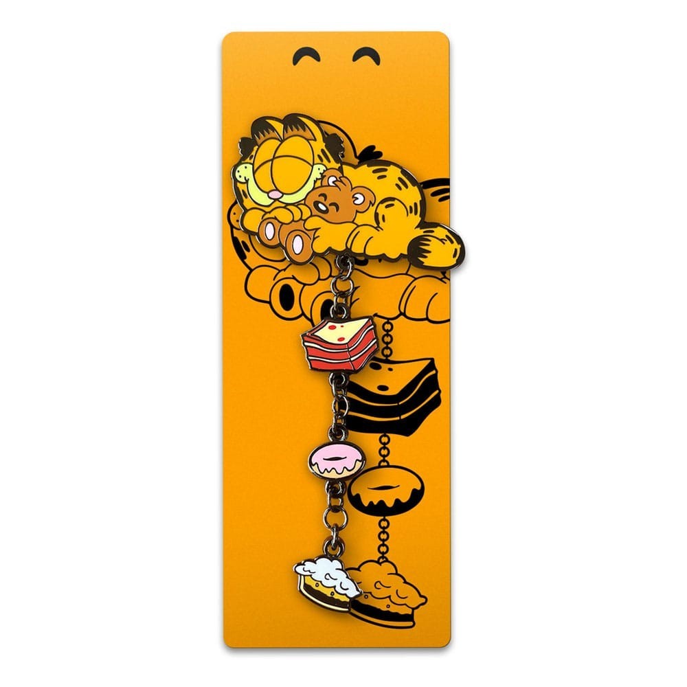 GARFIELD DANGLING PIN BADGE SPILLA YOUTOOZ
