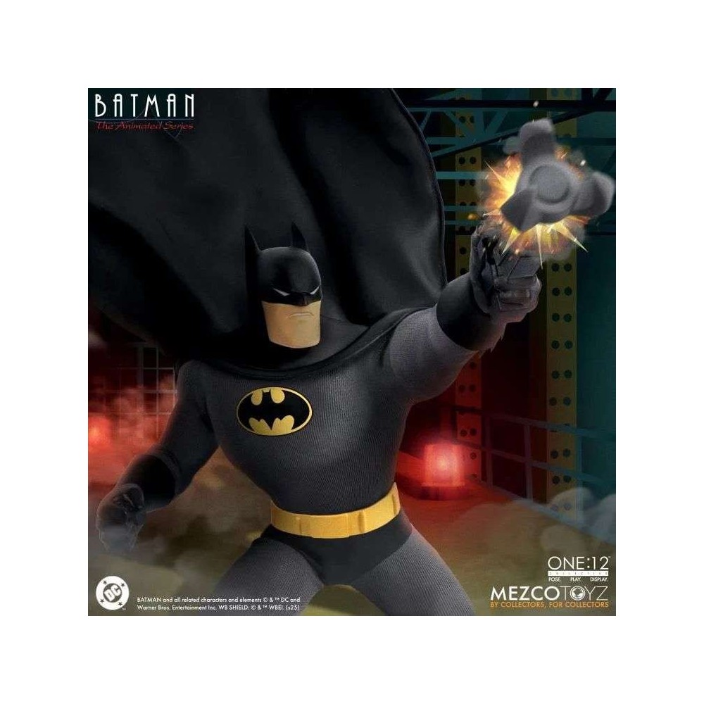 MEZCO TOYS BATMAN THE ANIMATED SERIES ONE:12 COLLECTIVE PVC ACTION FIGURE