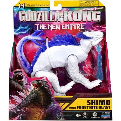 PLAYMATES TOYS GODZILLA X KONG THE NEW EMPIRE SHIMO WITH FROST BITE BLAST ACTION FIGURE