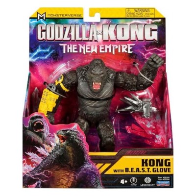 GODZILLA X KONG THE NEW EMPIRE KONG WITH B.E.A.S.T. GLOVE ACTION FIGURE PLAYMATES TOYS