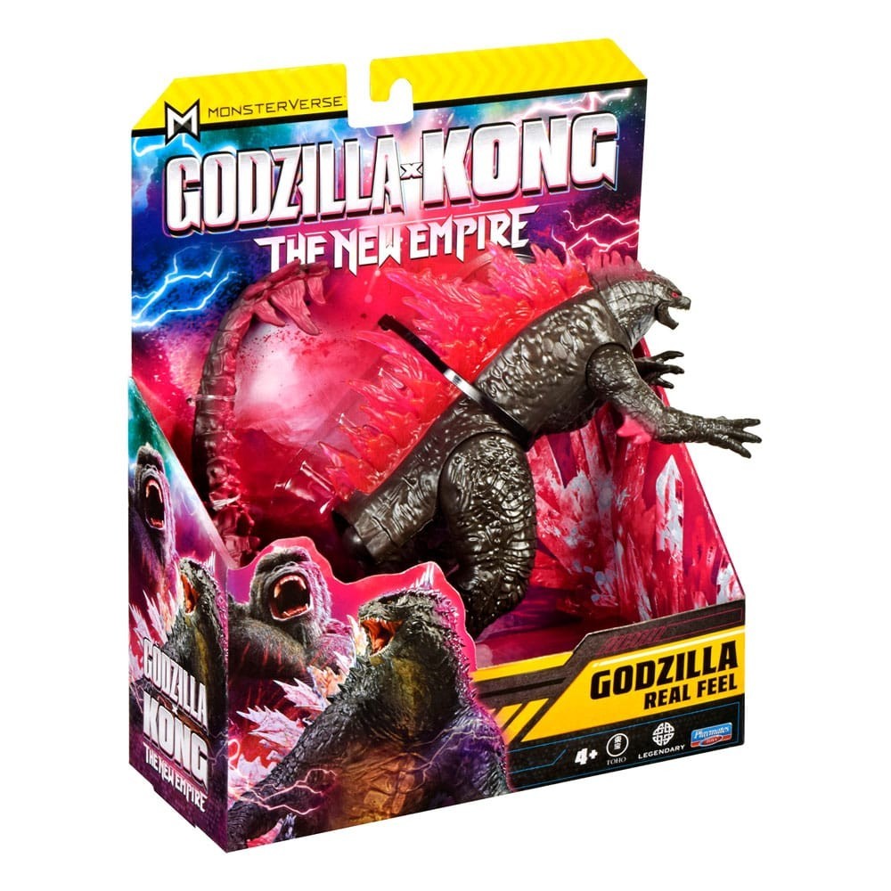 GODZILLA X KONG THE NEW EMPIRE GODZILLA REAL FEEL ACTION FIGURE PLAYMATES TOYS