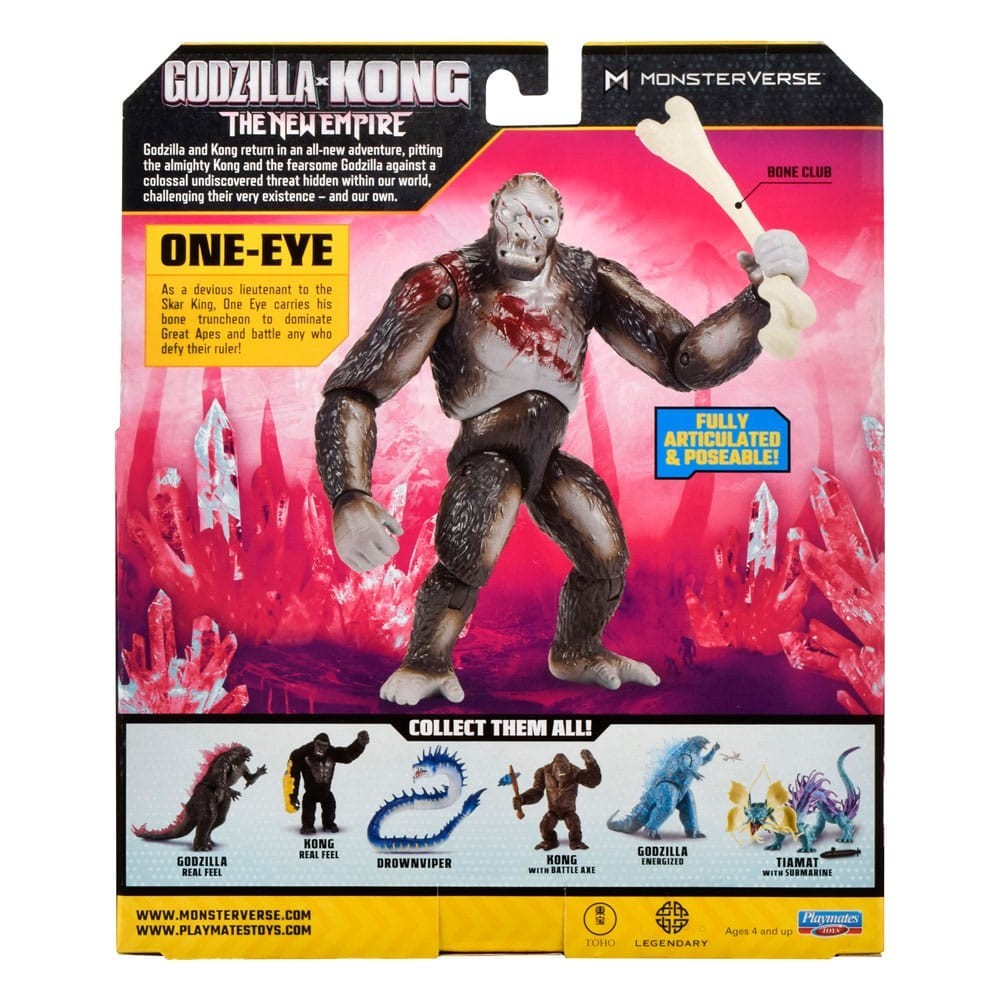 GODZILLA X KONG THE NEW EMPIRE ONE-EYE ACTION FIGURE PLAYMATES TOYS
