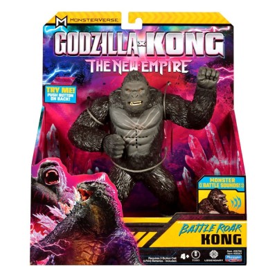 GODZILLA X KONG THE NEW EMPIRE BATTLE ROAR KONG ACTION FIGURE PLAYMATES TOYS
