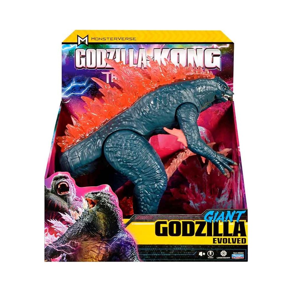 GODZILLA X KONG THE NEW EMPIRE GIANT GODZILLA EVOLVED ACTION FIGURE PLAYMATES TOYS