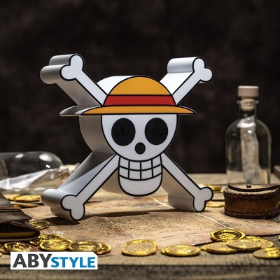 ONE PIECE 3D LAMP LOGO LAMPADA ABYSTYLE