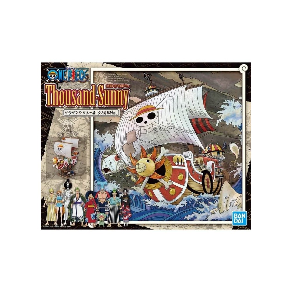 ONE PIECE THOUSAND SUNNY LAND OF WANO VERSION MODEL KIT ACTION FIGURE BANDAI