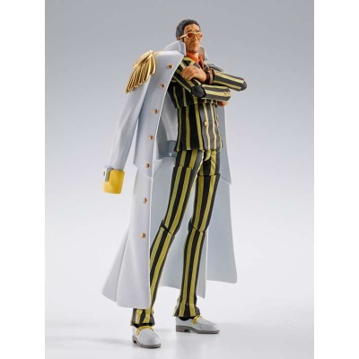 BANDAI ONE PIECE BORSALINO FUTURE ISLAND EGGHEAD S.H. FIGUARTS PVC ACTION FIGURE