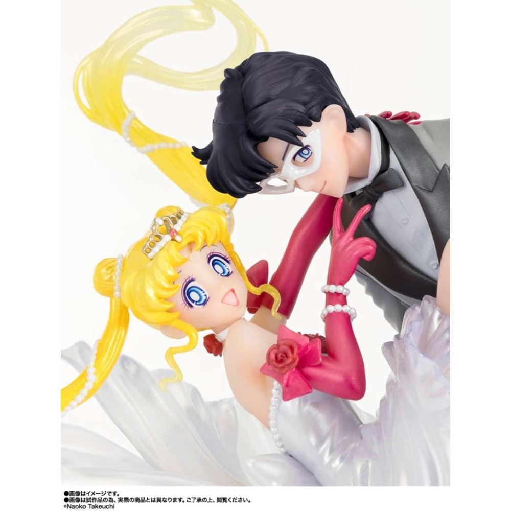 BANDAI SAILOR MOON USAGI & TUXEDO MASK MOONLIGHT GLOW ED. FIGUARTS ZERO PVC CHOUETTE