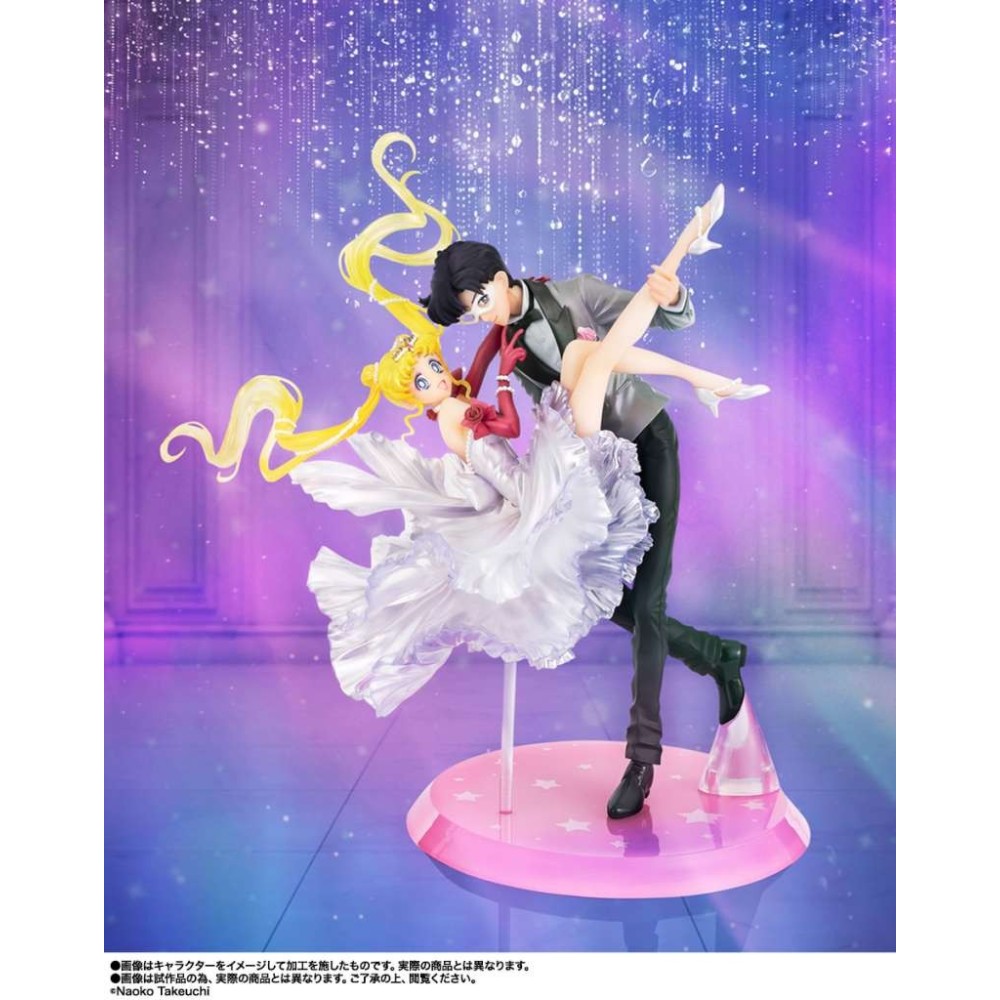 BANDAI SAILOR MOON USAGI & TUXEDO MASK MOONLIGHT GLOW ED. FIGUARTS ZERO PVC CHOUETTE