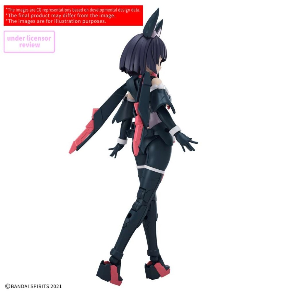 BANDAI 30MS SIS-K00 MIKORURU COLOR B PVC MODEL KIT FIGURE