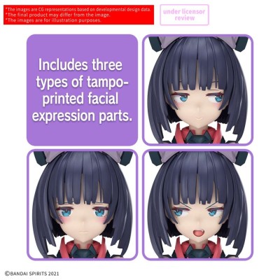 BANDAI 30MS SIS-K00 MIKORURU COLOR B PVC MODEL KIT FIGURE