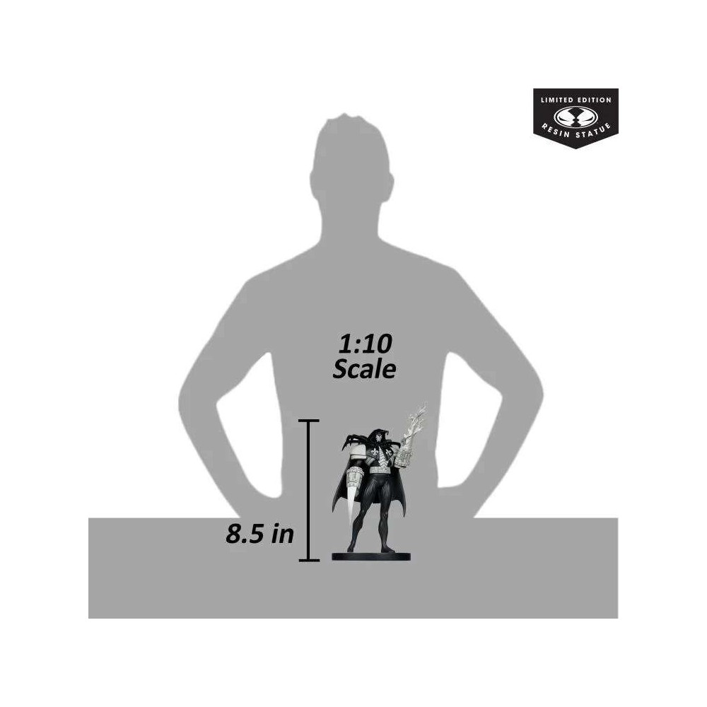 MC FARLANE BATMAN BLACK & WHITE AZRAEL BY JOE QUESADA STATUE RESIN FIGURE