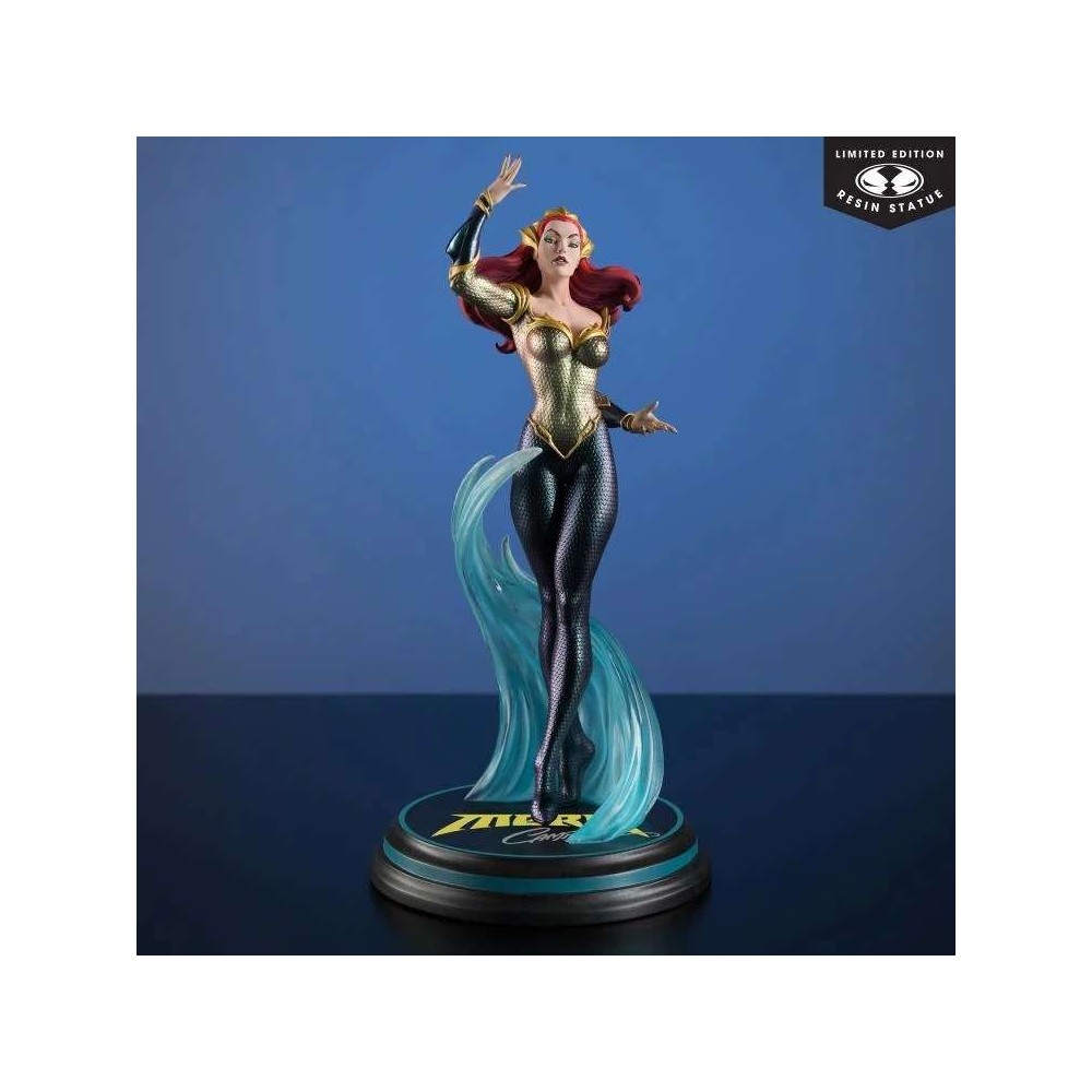 DC COVER GIRLS MERA BY J. SCOTT CAMPBELL STATUA FIGURE MC FARLANE