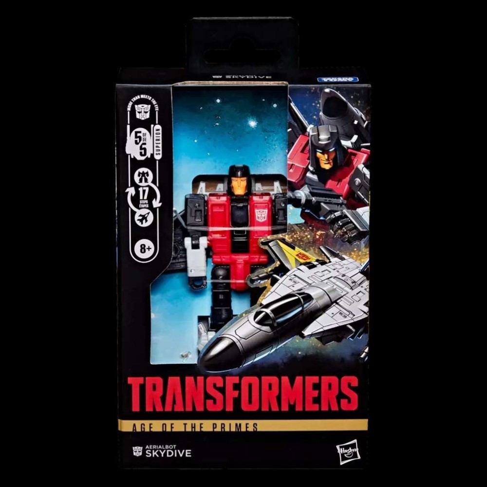 TRANSFORMERS AGE OF THE PRIMES SKYDIVE ACTION FIGURE HASBRO