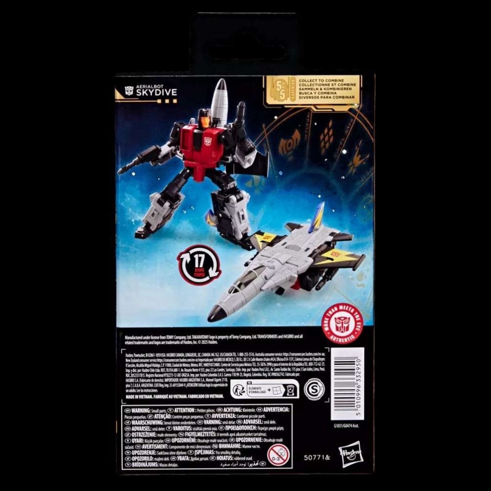 HASBRO TRANSFORMERS AGE OF THE PRIMES SKYDIVE PVC ACTION FIGURE