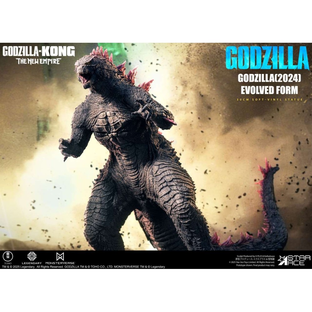 STAR ACE GODZILLA X KONG THE NEW EMPIRE GODZILLA EVOLVED FORM VERSION STATUE