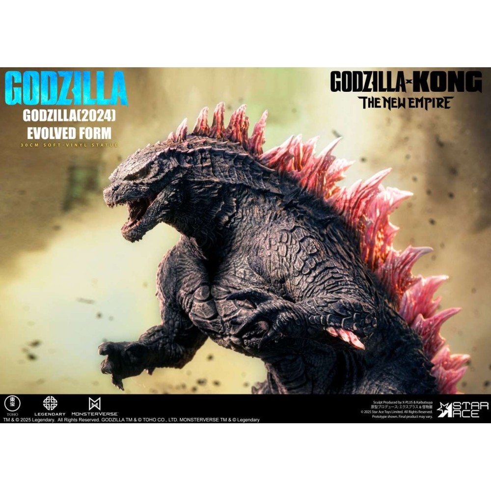 STAR ACE GODZILLA X KONG THE NEW EMPIRE GODZILLA EVOLVED FORM VERSION STATUE