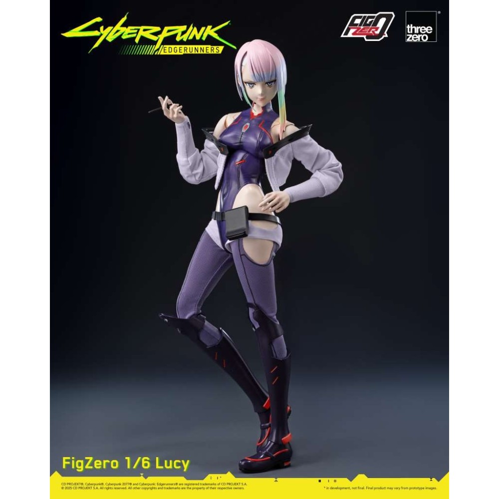 THREEZERO CYBERPUNK EDGERUNNERS LUCY FIGZERO 1/6 SCALE PVC ACTION FIGURE