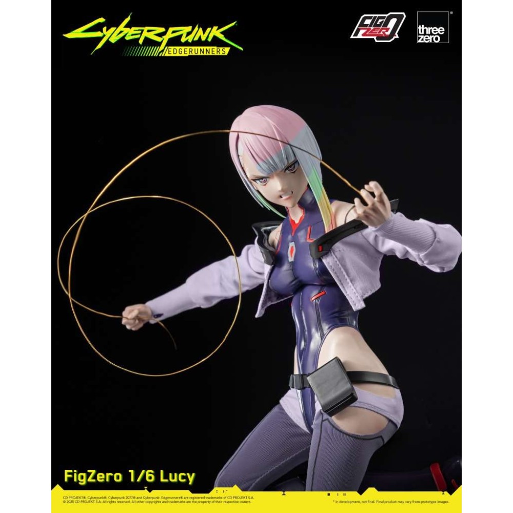 THREEZERO CYBERPUNK EDGERUNNERS LUCY FIGZERO 1/6 SCALE PVC ACTION FIGURE