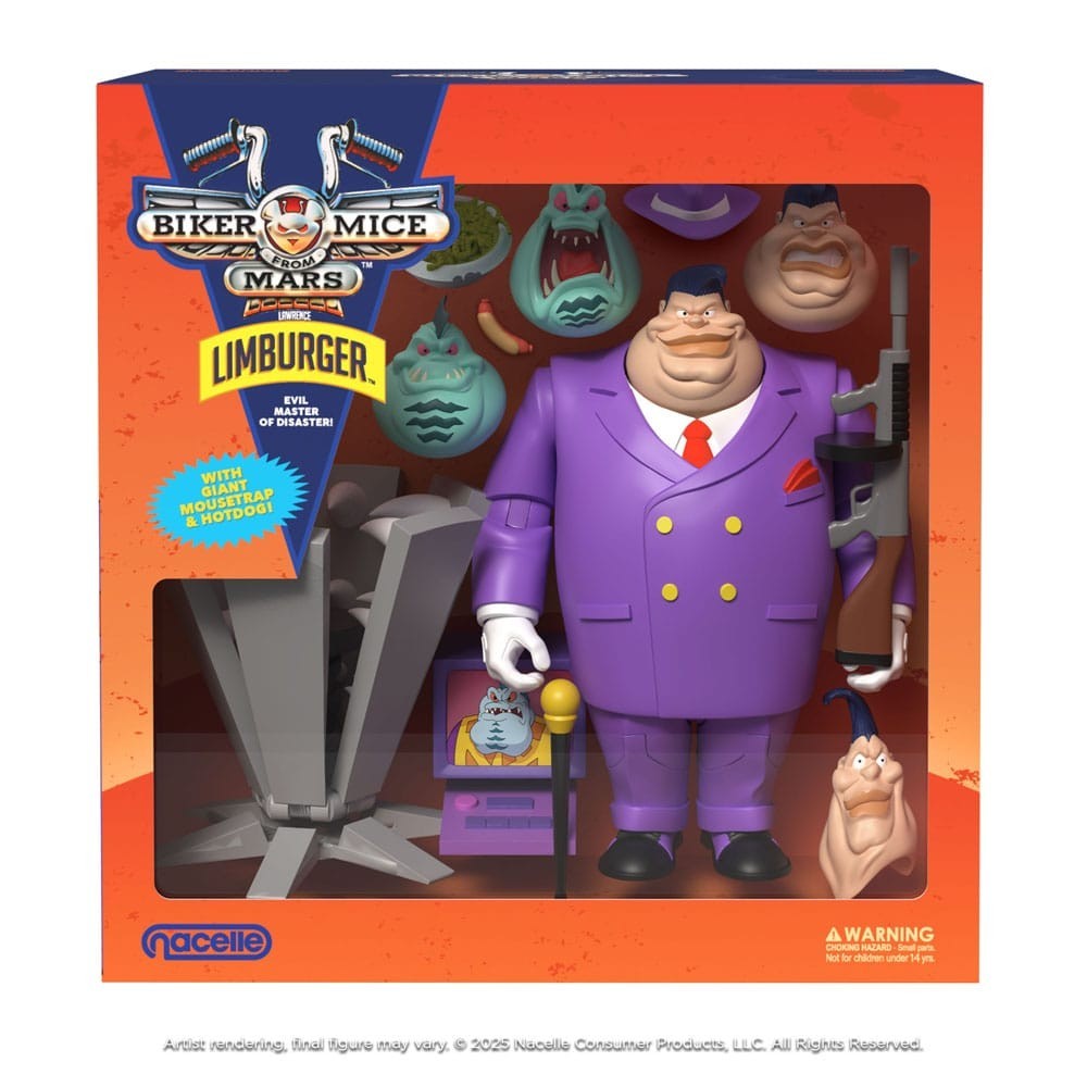 BIKER MICE FROM MARS LIMBURGER ACTION FIGURE NACELLE