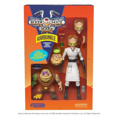 BIKER MICE FROM MARS KARBUNKLE AND FRED ACTION FIGURE NACELLE