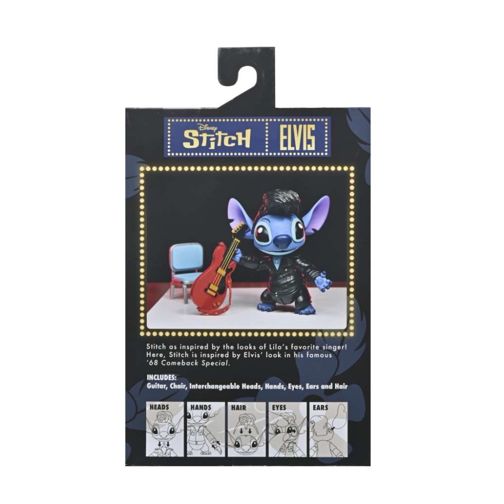 DISNEY LILO & STITCH ELVIS SINGER STITCH ULTIMATE ACTION FIGURE NECA