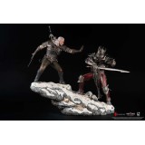 PURE ARTS THE WITCHER 3 WILD HUNT GERALT VS EREDIN DIORAMA STATUE FIGURE