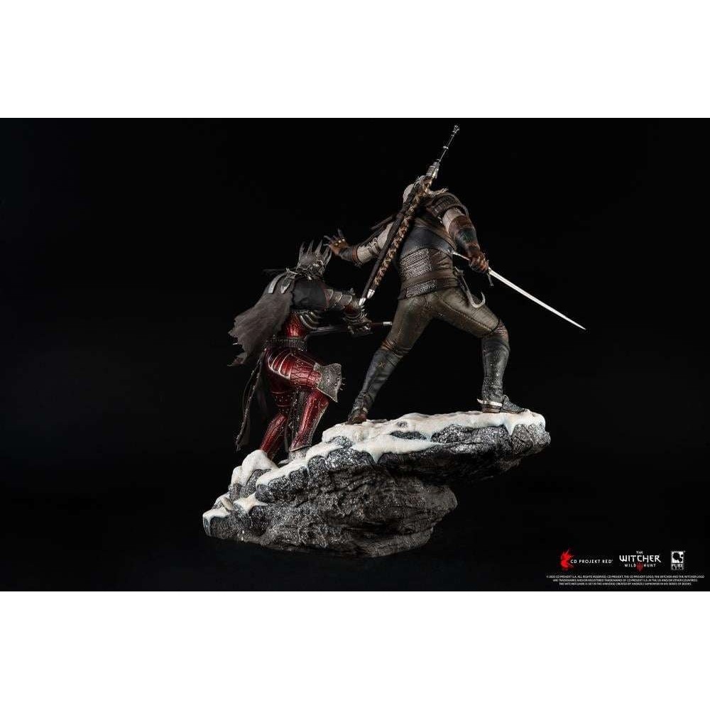 PURE ARTS THE WITCHER 3 WILD HUNT GERALT VS EREDIN DIORAMA STATUE FIGURE
