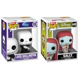FUNKO BITTY POP! THE NIGHTMARE BEFORE CHRISTMAS 4 PACK JACK E SALLY VINYL MINI FIGURE FUNKO