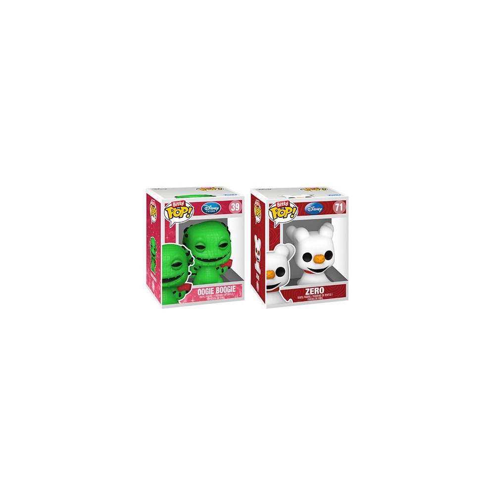 FUNKO FUNKO BITTY POP! THE NIGHTMARE BEFORE CHRISTMAS 4 PACK OOGIE BOOGIE AND ZERO VINYL MINI FIGURES
