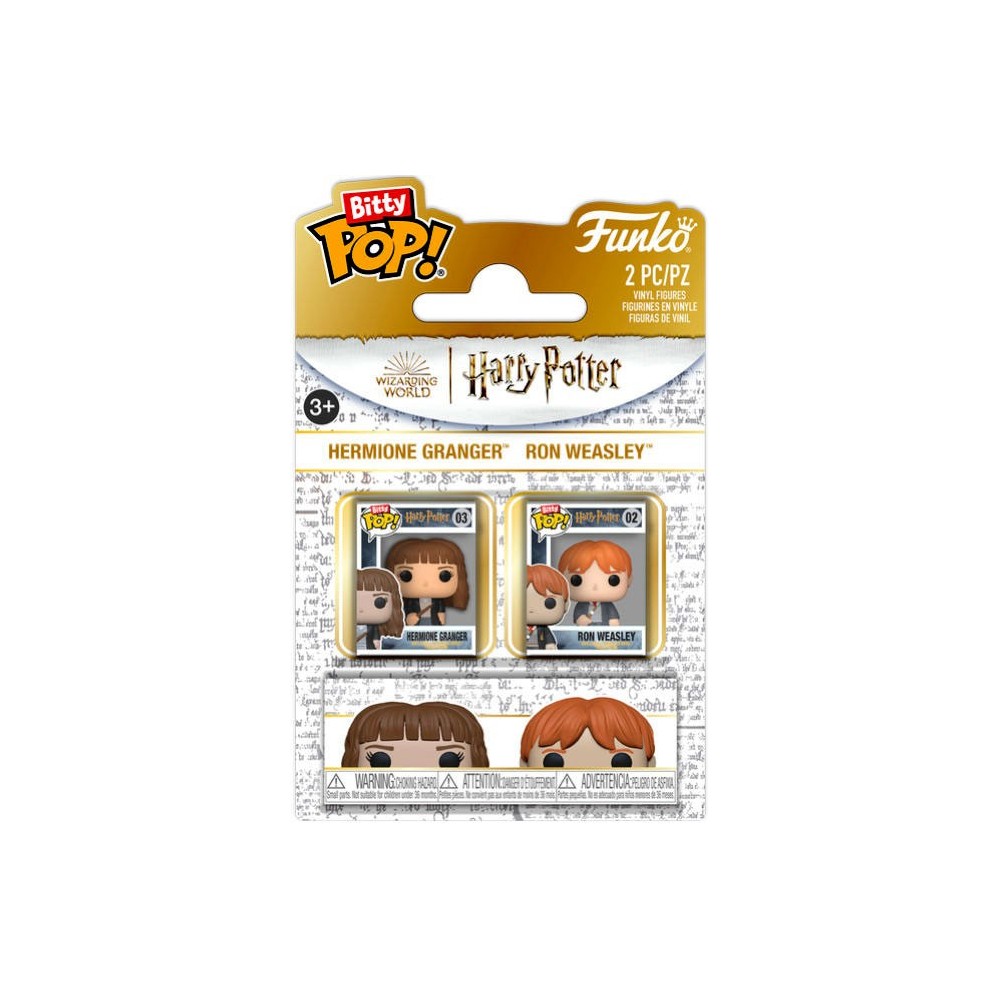 FUNKO FUNKO BITTY POP! HARRY POTTER HERMIONE AND RON VINYL MINI FIGURES