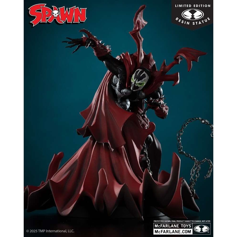 MC FARLANE SPAWN BLACK WHITE AND RED BY GREG CAPULLO RESIN STATUE FIGURE