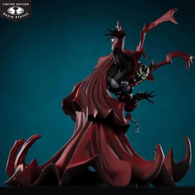 MC FARLANE SPAWN BLACK WHITE AND RED BY GREG CAPULLO RESIN STATUE FIGURE