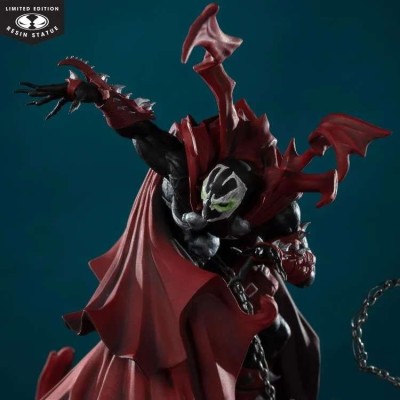 MC FARLANE SPAWN BLACK WHITE AND RED BY GREG CAPULLO RESIN STATUE FIGURE
