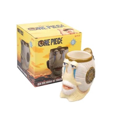 ONE PIECE TRANSPONDER SNAIL TANKARD BOCCALE IN RESINA GRUPO ERIK