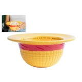 GRUPO ERIK ONE PIECE STRAW HAT CERAMIC BOWL