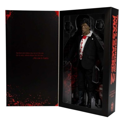 THE TEXAS CHAINSAW MASSACRE 2 LEATHERFACE ACTION FIGURE TRICK OR TREAT STUDIOS