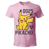 MAGLIA T SHIRT BIMBO POKEMON PIKACHU 025 ROSA
