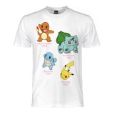T SHIRT CHILDREN POKEMON STARTERS