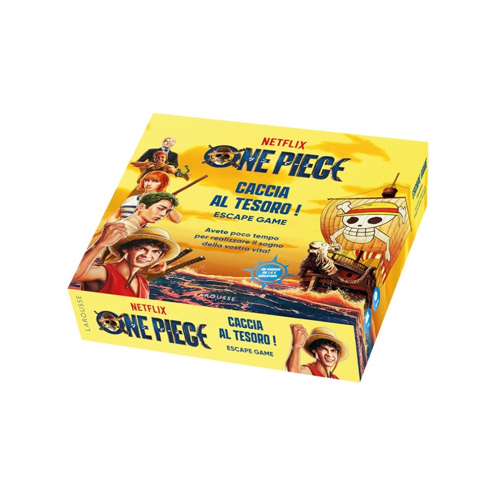NETFLIX ONE PIECE CACCIA AL TESORO ESCAPE GAME GIOCO DA TAVOLO MS EDIZIONI