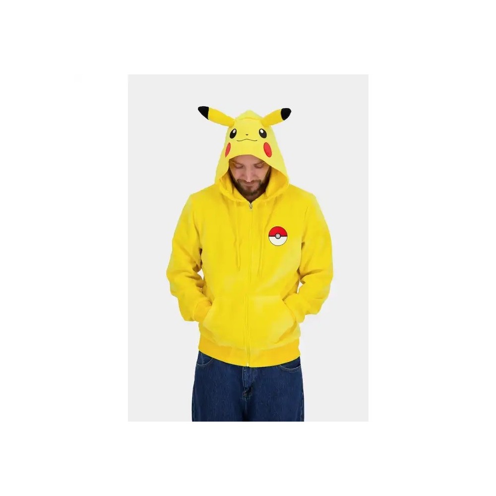 DIFUZED ZIP HOODIE POKEMON PIKACHU L SIZE