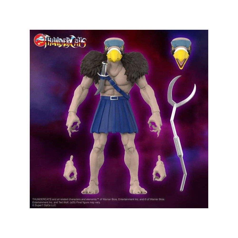 SUPER7 THUNDERCATS ULTIMATES SERIES VULTUREMAN PVC ACTION FIGURE
