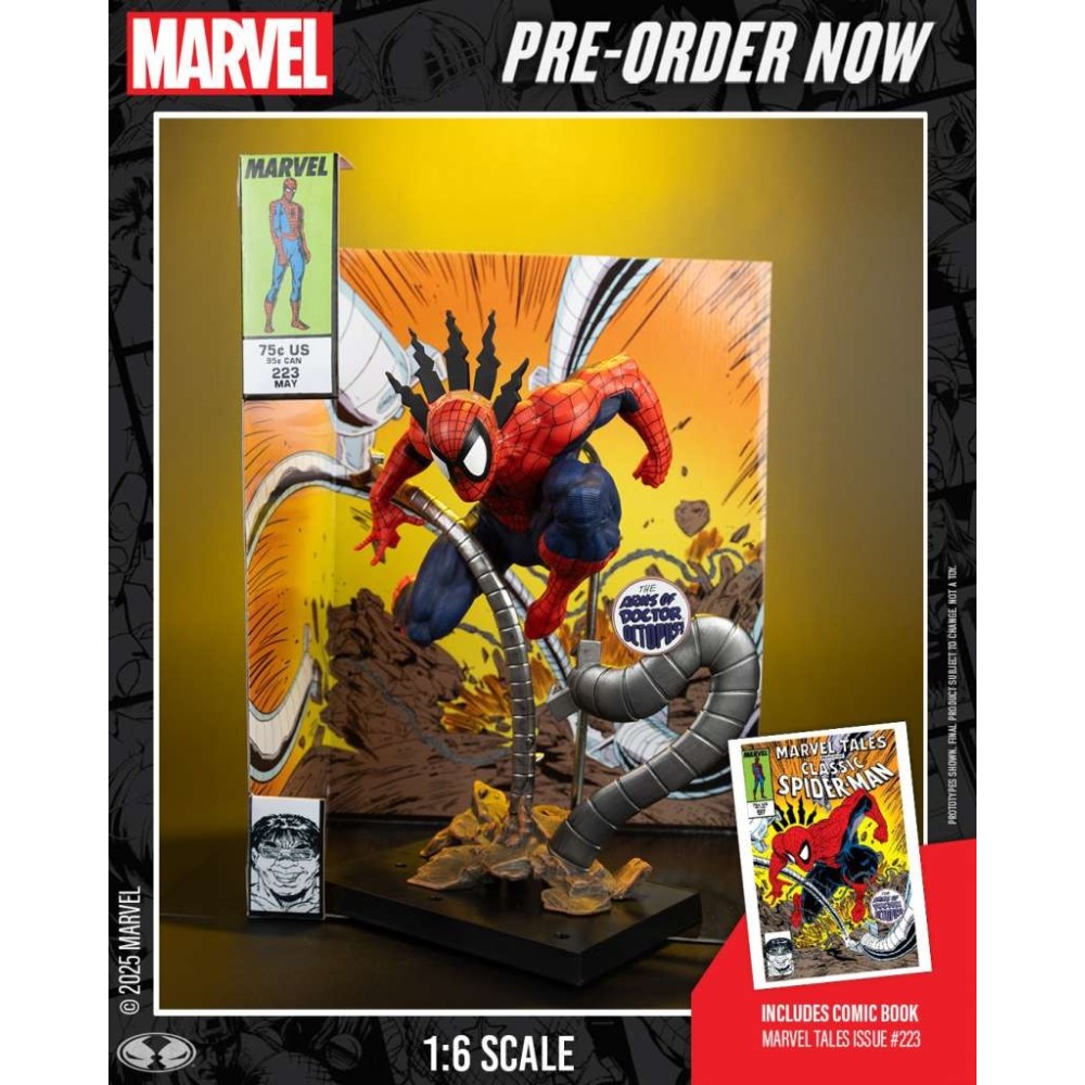 MC FARLANE MARVEL COLLECTION PVC STATUE SPIDER-MAN (MARVEL TALES 223) 1/6 SCALE STATUE FIGURE