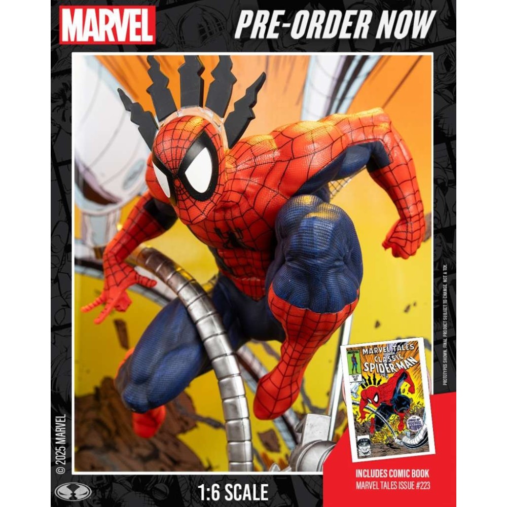MC FARLANE MARVEL COLLECTION PVC STATUE SPIDER-MAN (MARVEL TALES 223) 1/6 SCALE STATUE FIGURE