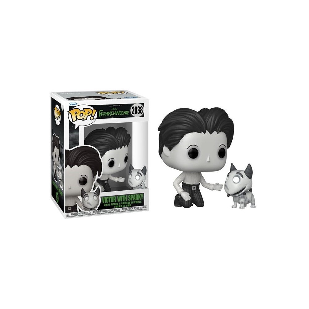 FUNKO FUNKO POP! FRANKENWEENIE VICTOR WITH SPARKY PVC BOBBLE HEAD FIGURE